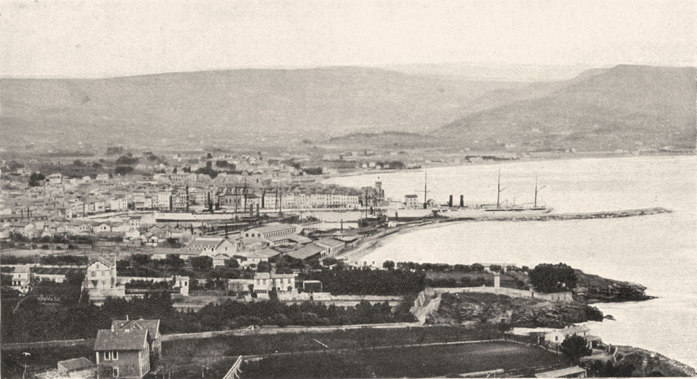 BOUCHES-DU-RHÔNE. La Ciotat. SMALL. 1902 old antique vintage print picture